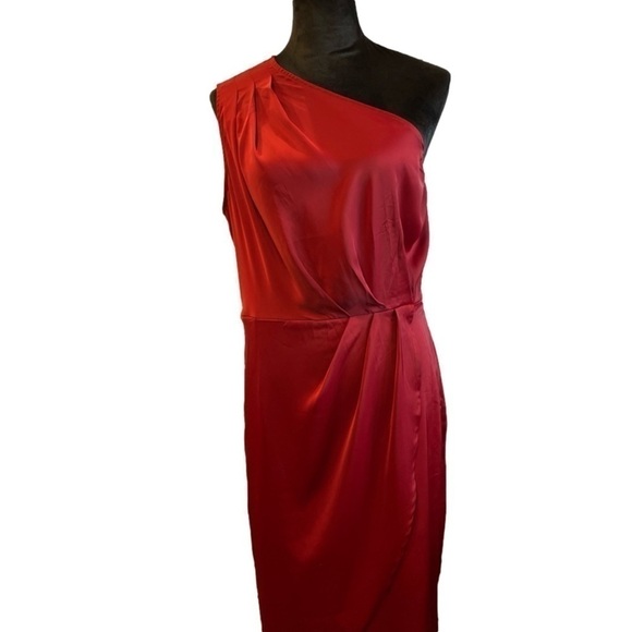 pretty garden Dresses & Skirts - Pretty Garden Res One Shoulder Dress  size M.   NWT